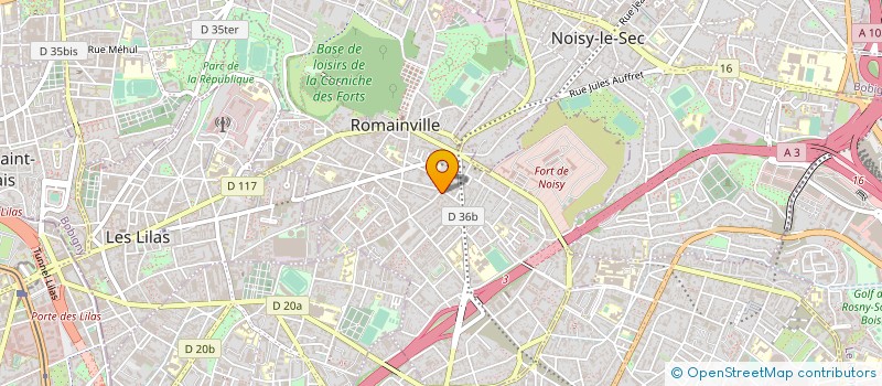 localisation de l'entreprise MADAME SONIA LABDI à ROMAINVILLE
