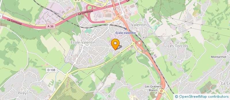 localisation de l'entreprise MADAME SONIA LAHOUEL à ECOLE-VALENTIN