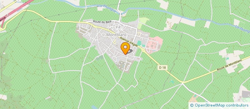 localisation de l'entreprise MADAME SONIA LAMBERT  MONTBLANC