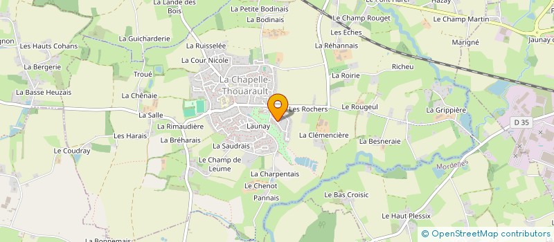 localisation de l'entreprise MADAME SONIA LAPIERRE à LA CHAPELLE-THOUARAULT