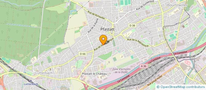 localisation de l'entreprise MADAME SONIA LAQTAIBI  PFASTATT