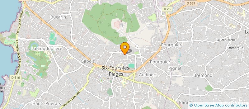 localisation de l'entreprise MADAME SONIA LATIL à SIX-FOURS-LES-PLAGES