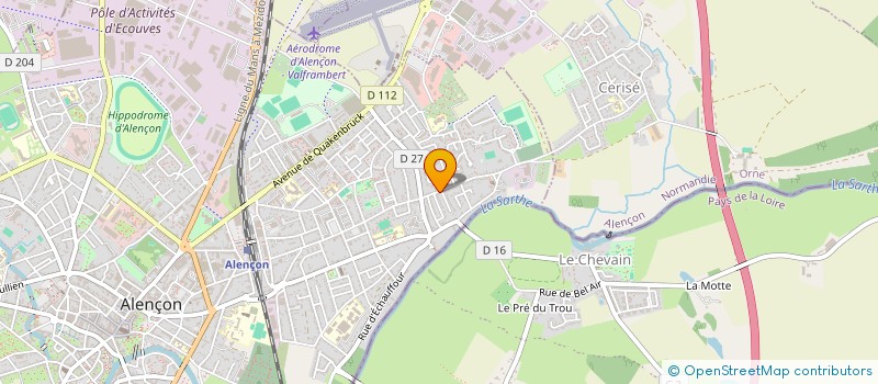 localisation de l'entreprise MADAME SONIA LAUNAY à ALENCON