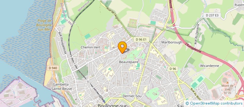 localisation de l'entreprise MADAME SONIA LAVOGEZ à BOULOGNE-SUR-MER