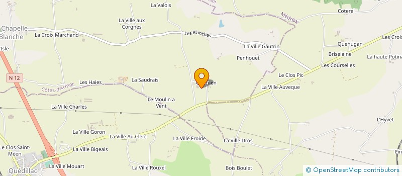 localisation de l'entreprise MADAME SONIA LEBRETON  LA CHAPELLE-BLANCHE