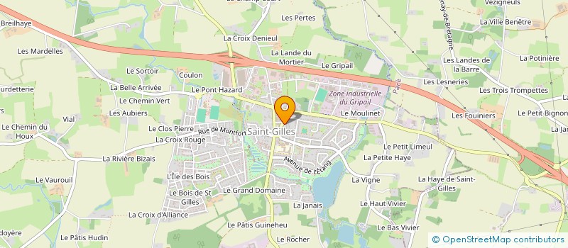 localisation de l'entreprise MADAME SONIA LEBRUN à SAINT-GILLES