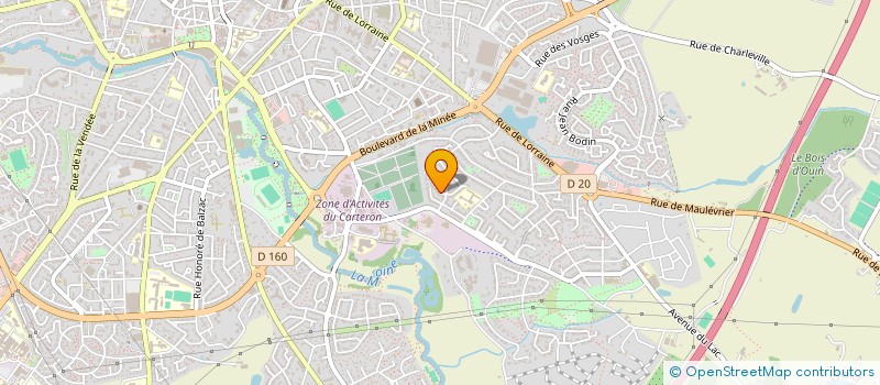 localisation de l'entreprise MADAME SONIA LECOMTE à CHOLET