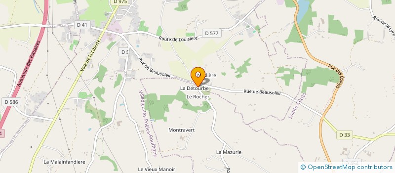 localisation de l'entreprise MADAME SONIA LEFEUVRE  CHERENCE-LE-HERON