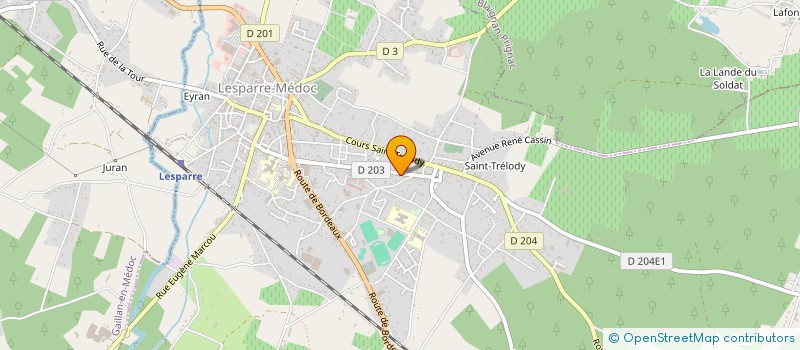 localisation de l'entreprise MADAME SONIA LEFEVRE  LESPARRE-MEDOC