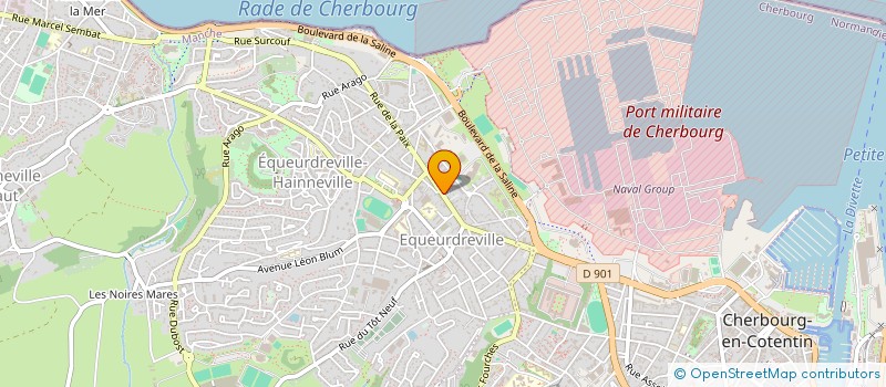 localisation de l'entreprise MADAME SONIA LEFRANCOIS  CHERBOURG-EN-COTENTIN