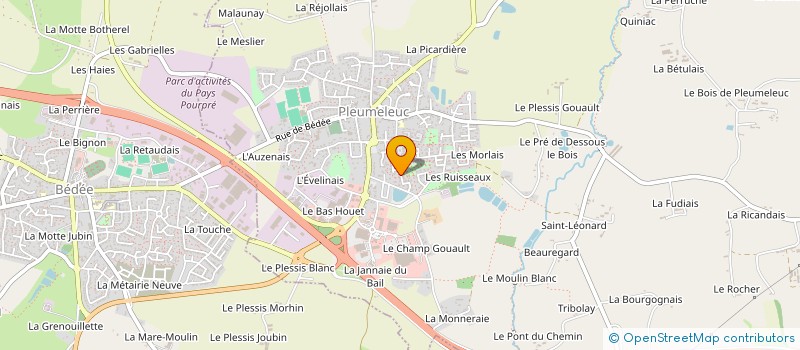 localisation de l'entreprise MADAME SONIA LEGROS à PLEUMELEUC