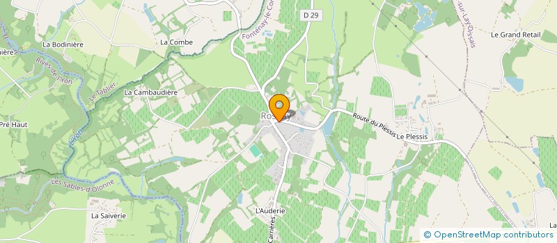 localisation de l'entreprise MADAME SONIA LEMESLE à ROSNAY