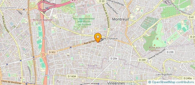 localisation de l'entreprise MADAME SONIA LEPLAT à MONTREUIL