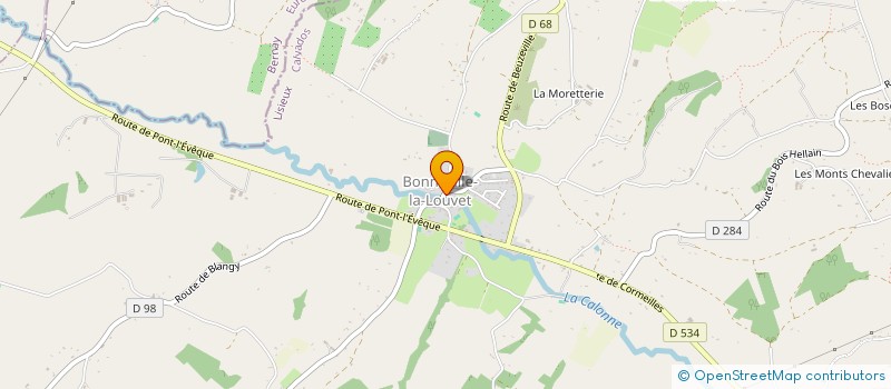 localisation de l'entreprise MADAME SONIA LEROY  BONNEVILLE-LA-LOUVET