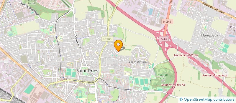 localisation de l'entreprise MADAME SONIA LIMAM  SAINT-PRIEST