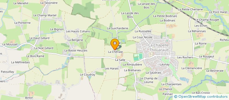 localisation de l'entreprise MADAME SONIA LOPES DOS SANTOS  LA CHAPELLE-THOUARAULT