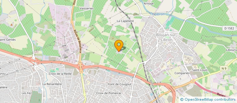 localisation de l'entreprise MADAME SONIA LOPEZ à BEZIERS