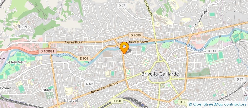 localisation de l'entreprise MADAME SONIA LOPEZ  BRIVE-LA-GAILLARDE