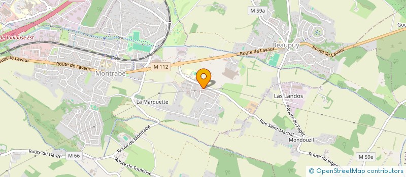 localisation de l'entreprise MADAME SONIA LOUCHET  MONTRABE