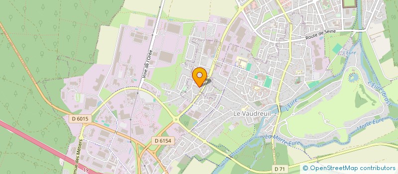 localisation de l'entreprise MADAME SONIA LOUISE BAZIN  LE VAUDREUIL