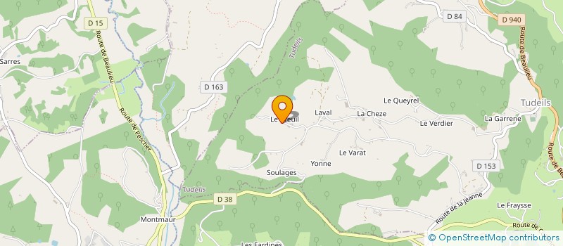 localisation de l'entreprise MADAME SONIA LOURADOUR  VEGENNES