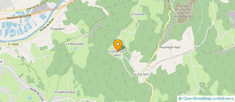 localisation de l'entreprise MADAME SONIA MACHADO LAGARTO  LISSAC-SUR-COUZE