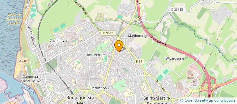 localisation de l'entreprise MADAME SONIA MAHLOUS  ST MARTIN BOULOGNE