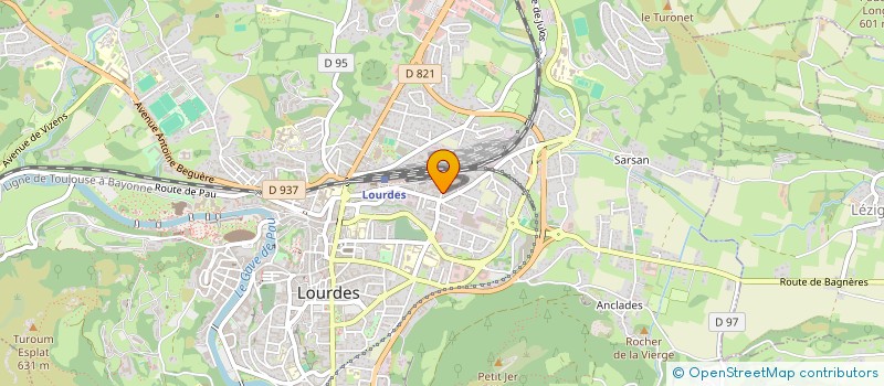 localisation de l'entreprise MADAME SONIA MANCEAU  LOURDES