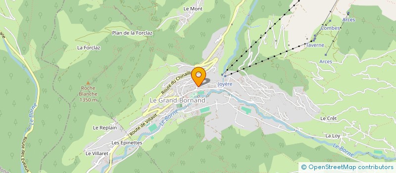 localisation de l'entreprise MADAME SONIA MANGE  LE GRAND-BORNAND