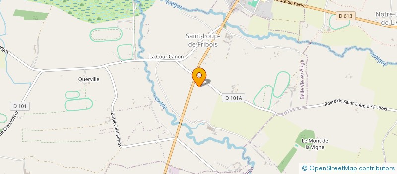 localisation de l'entreprise MADAME SONIA MANGEANT  MEZIDON VALLEE D'AUGE