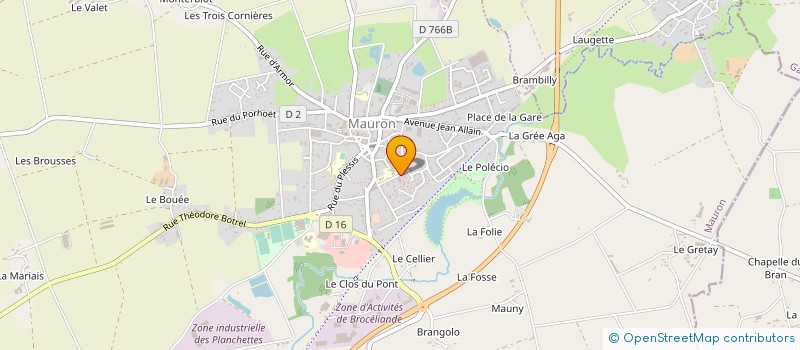 localisation de l'entreprise MADAME SONIA MARCADE  MAURON