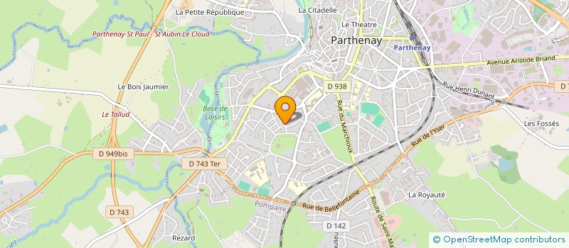 localisation de l'entreprise MADAME SONIA MARCANET à PARTHENAY