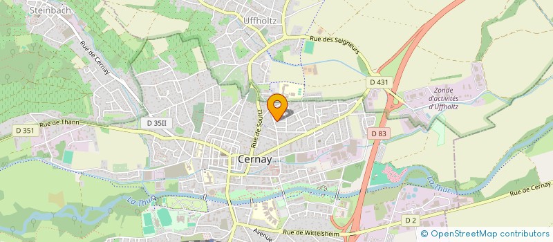 localisation de l'entreprise MADAME SONIA MARGARIDA SIMOES SAMPAIO à CERNAY