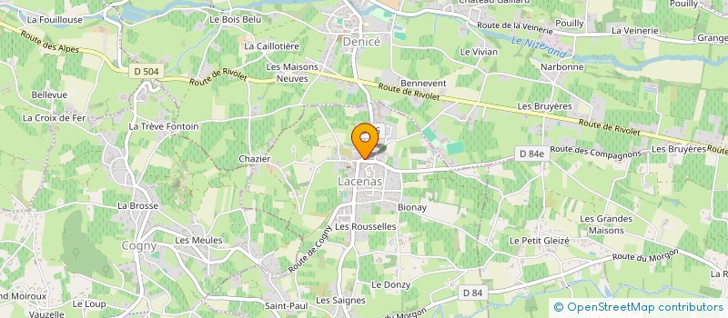 localisation de l'entreprise MADAME SONIA MARIANELLI  LACENAS