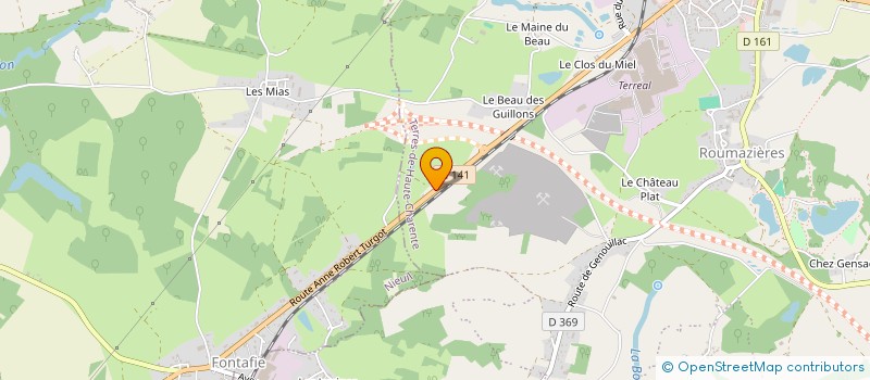 localisation de l'entreprise MADAME SONIA MARTINE MARIE PASCAUD à NIEUIL
