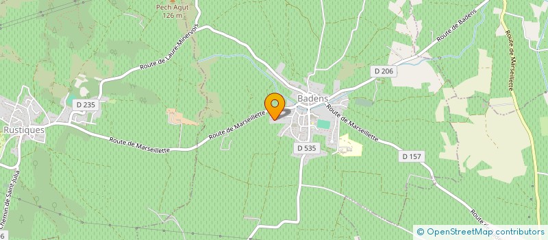 localisation de l'entreprise MADAME SONIA MARTINEZ  BADENS