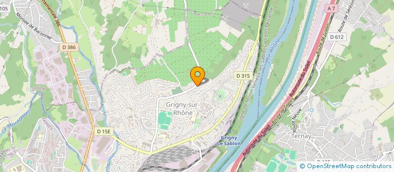 localisation de l'entreprise MADAME SONIA MASSOT  GRIGNY