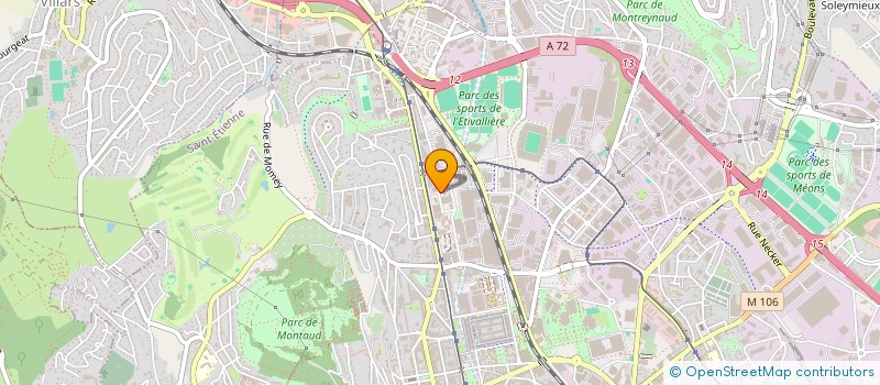 localisation de l'entreprise MADAME SONIA MAZER  SAINT-ETIENNE