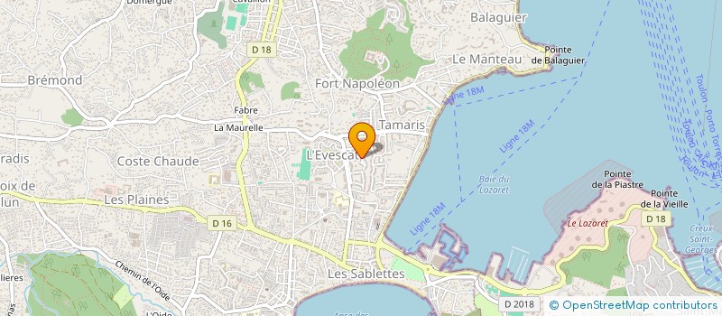 localisation de l'entreprise MADAME SONIA MELKIOR à LA SEYNE SUR MER