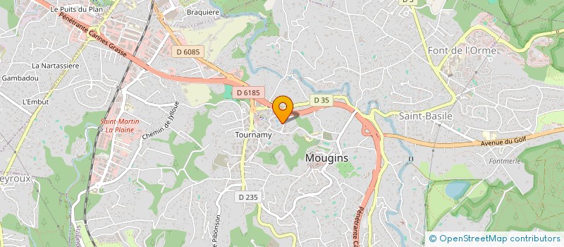 localisation de l'entreprise MADAME SONIA MENANI à MOUGINS