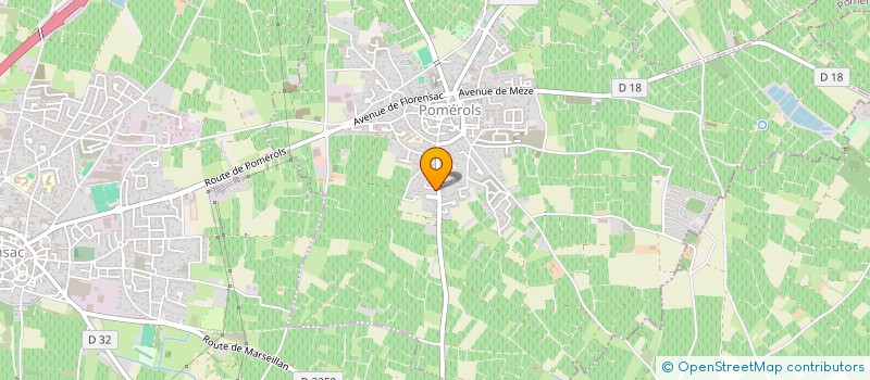 localisation de l'entreprise MADAME SONIA MERCADIER  POMEROLS