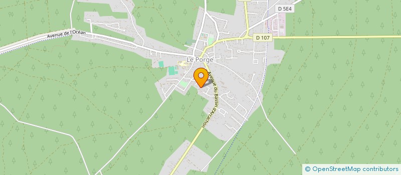 localisation de l'entreprise MADAME SONIA MEYRE à LE PORGE
