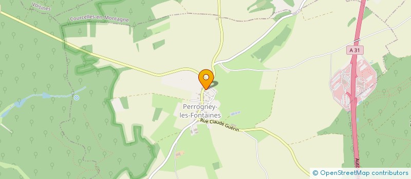 localisation de l'entreprise MADAME SONIA MILLOT à PERROGNEY-LES-FONTAINES