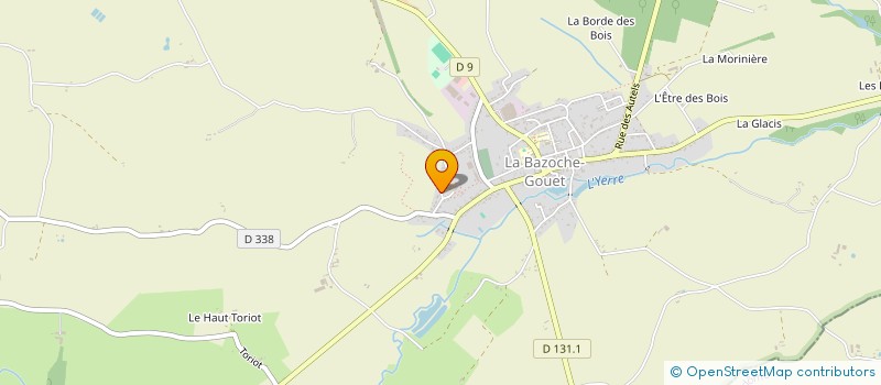 localisation de l'entreprise MADAME SONIA MISSANA à LA BAZOCHE-GOUET