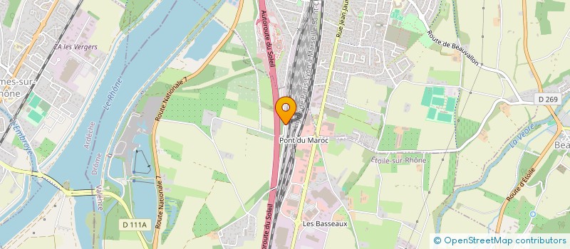 localisation de l'entreprise MADAME SONIA MIZON  ETOILE-SUR-RHONE