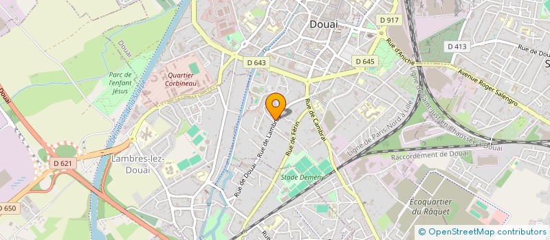 localisation de l'entreprise MADAME SONIA MOHAMED à DOUAI