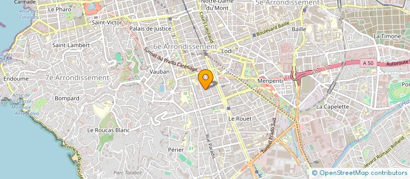 localisation de l'entreprise MADAME SONIA MOMBELLI  MARSEILLE