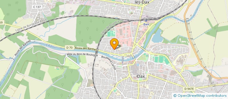 localisation de l'entreprise MADAME SONIA MONTEIRO à DAX