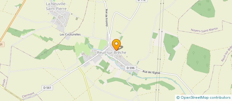 localisation de l'entreprise MADAME SONIA MONTES PEREIRA  REUIL-SUR-BRECHE