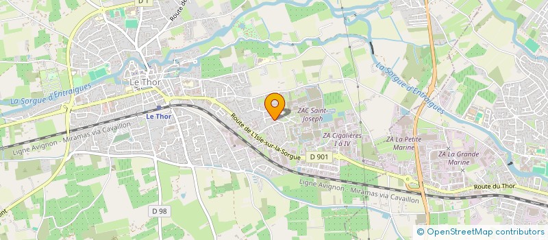 localisation de l'entreprise MADAME SONIA MORAILLON  LE THOR